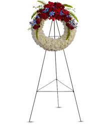 Reflections of Glory Wreath from Martinsville Florist, flower shop in Martinsville, NJ
